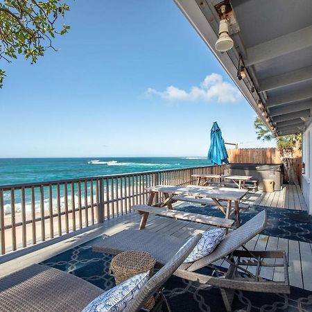 Hawaii Oceanfront Beach House Paradise On The Beach Family Activities Haleiwa Exterior foto