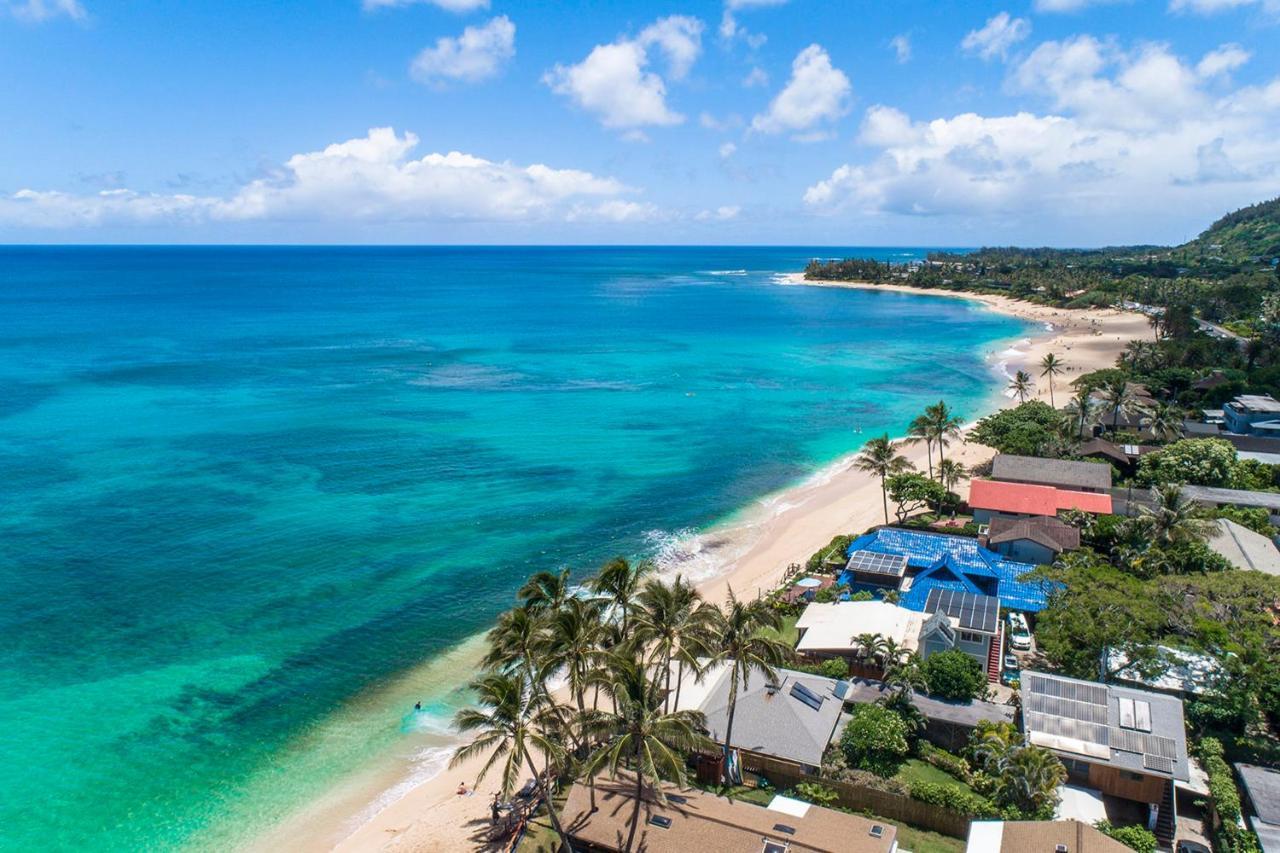 Hawaii Oceanfront Beach House Paradise On The Beach Family Activities Haleiwa Exterior foto