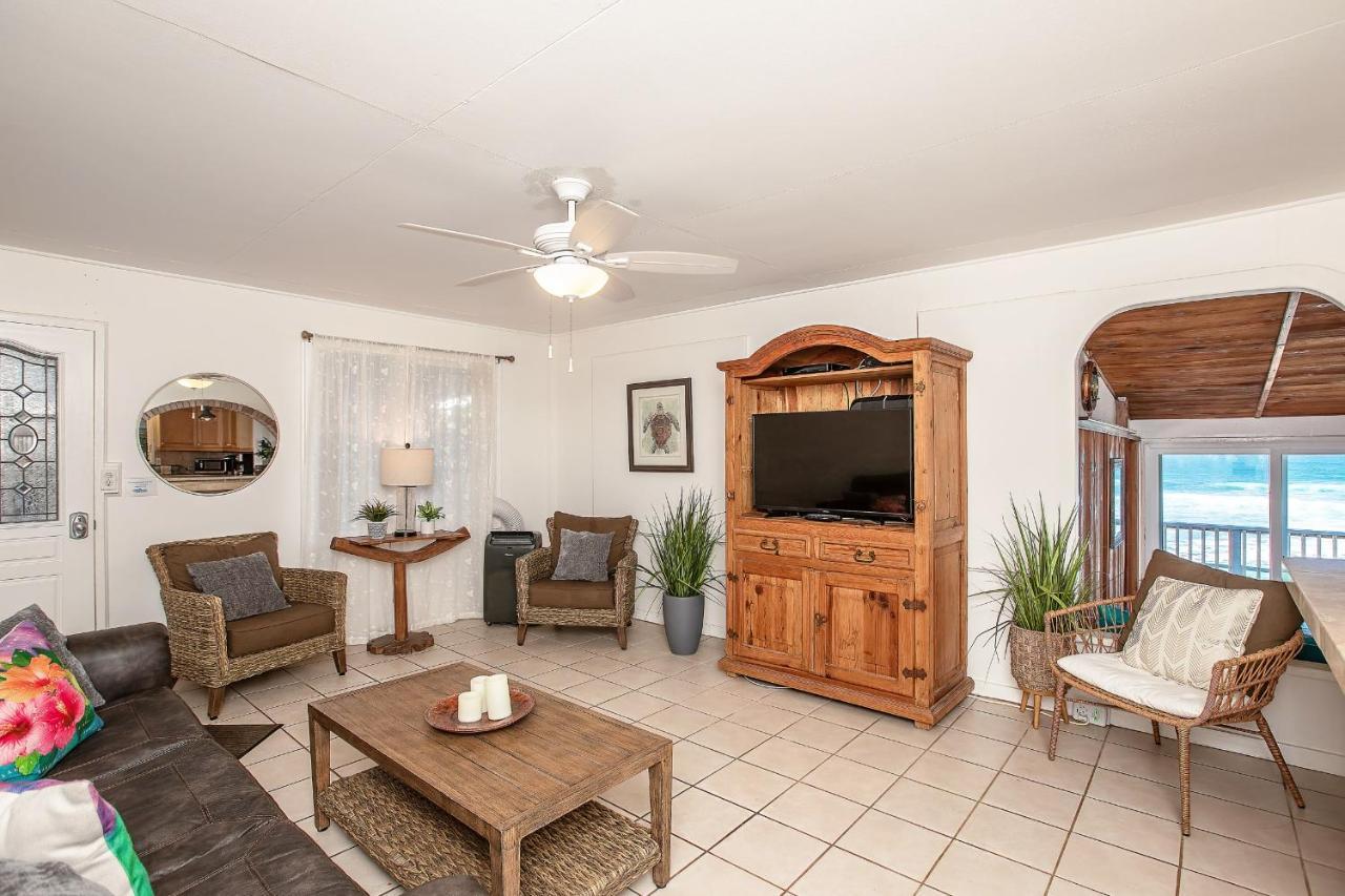 Hawaii Oceanfront Beach House Paradise On The Beach Family Activities Haleiwa Exterior foto